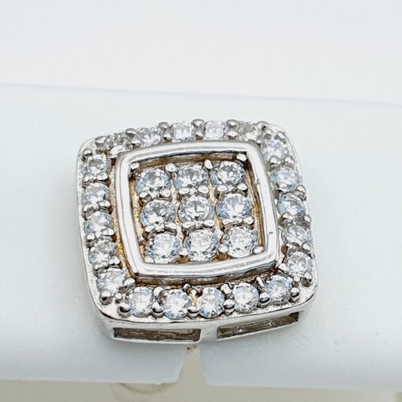 "925 Sterling Silver Cubic Zirconia Earrings, U19254561 - Picture 9 of 11